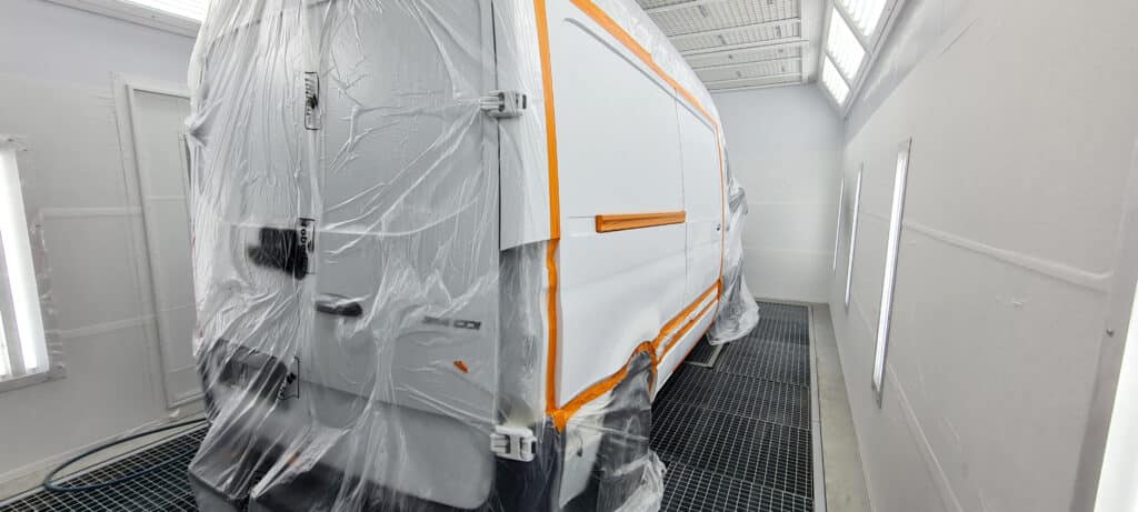 peinture professionnelle sur utilitaire