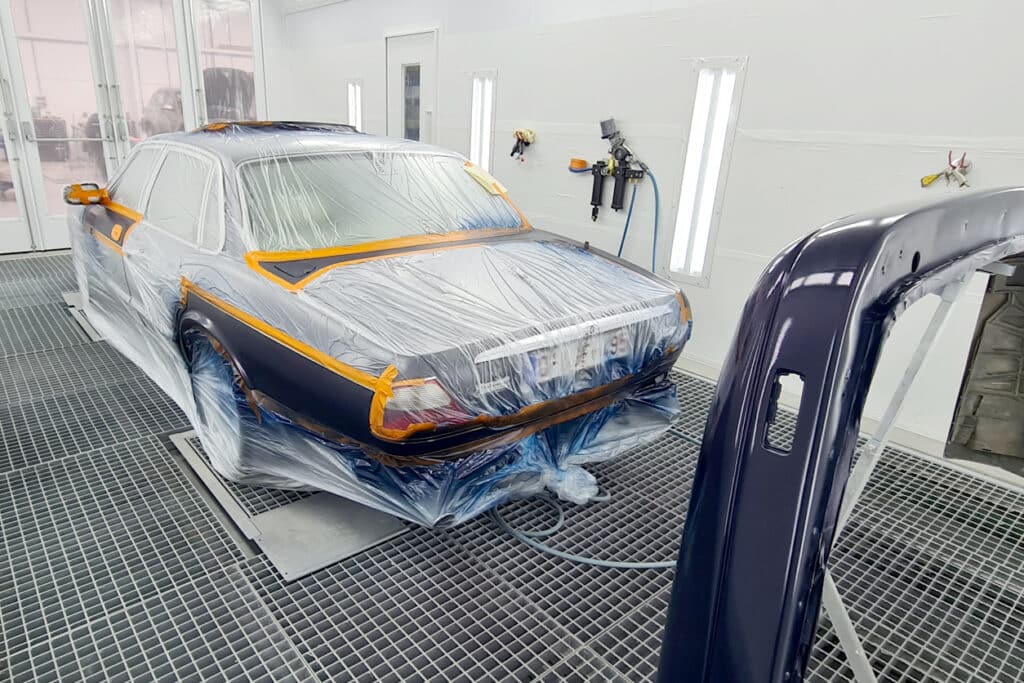 peinture professionnelle sur véhicule privé